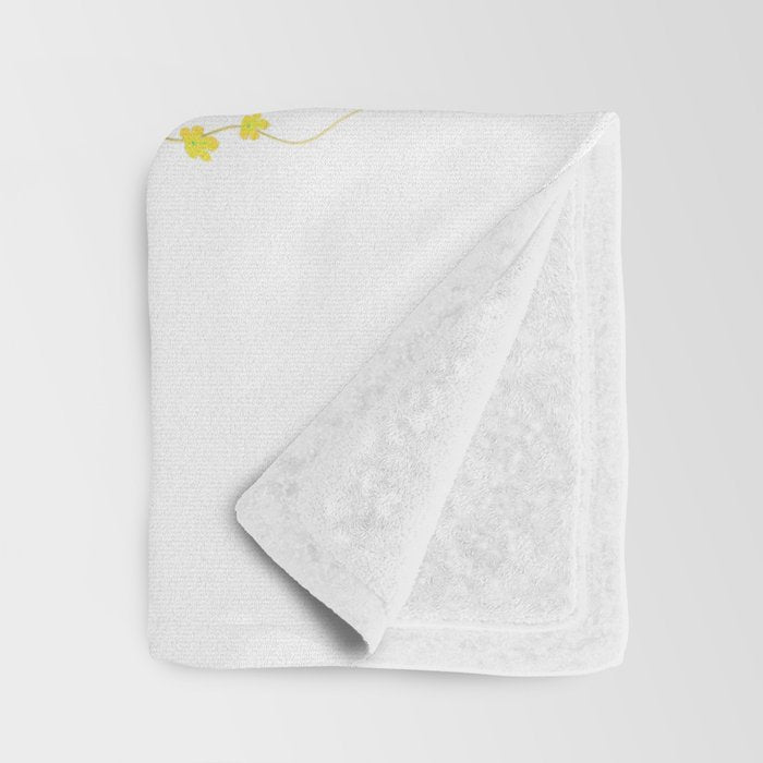 Watercolor Ivy Throw Blanket Gallery Image 3