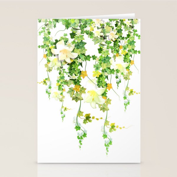 Watercolor Ivy Stationery Card Gallery Image 2