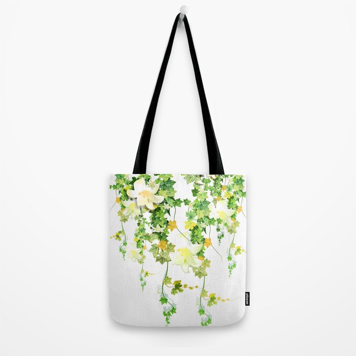 Watercolor Ivy Tote Bag Gallery Image 2