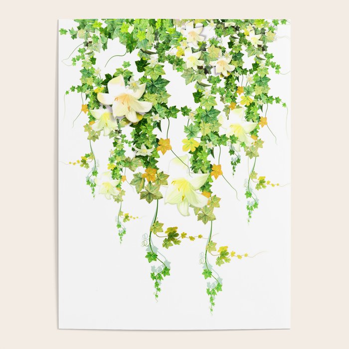 Watercolor Ivy Poster Gallery Image 4