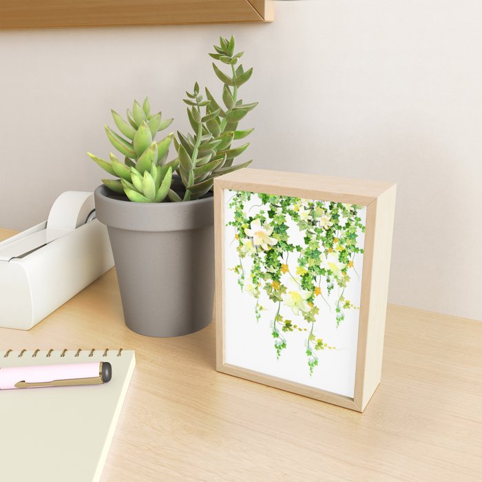 Watercolor Ivy Mini Art Print Gallery Image 2