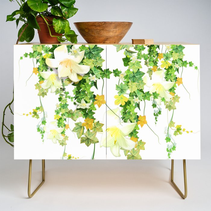 Watercolor Ivy Credenza Gallery Image 1