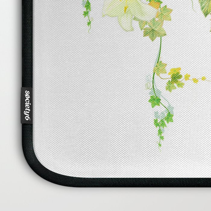 Watercolor Ivy Laptop Sleeve Gallery Image 3