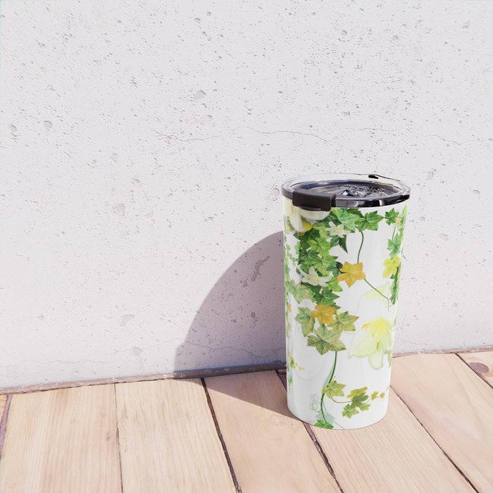 Watercolor Ivy Travel Mug Gallery Image 4