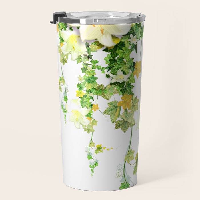 Watercolor Ivy Travel Mug Gallery Image 3