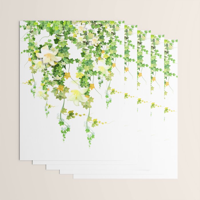 Watercolor Ivy Wrapping Paper Gallery Image 3
