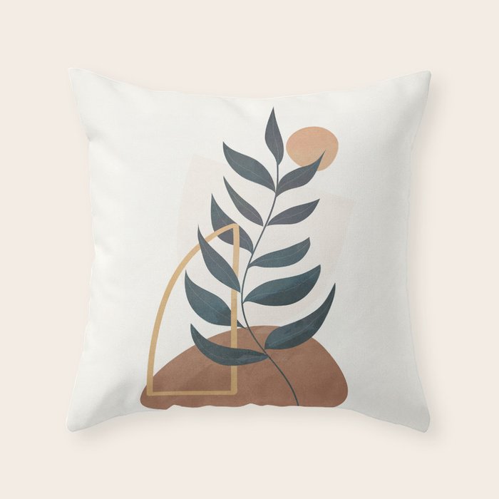 Abstract Rock Geometry 11 Throw Pillow Gallery Image 6