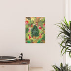 Decorating Christmas tree and children  Poster Gallery Image 2