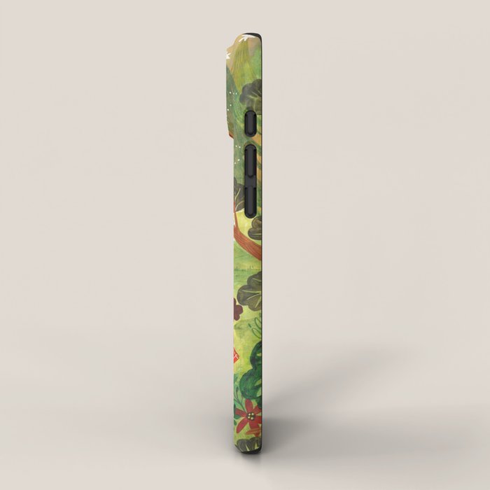 Decorating Christmas tree and children  iPhone Case Gallery Image 2