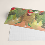 Decorating Christmas tree and children  Wrapping Paper Gallery Image 2