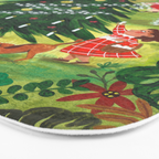 Decorating Christmas tree and children  Bath Mat Gallery Image 3