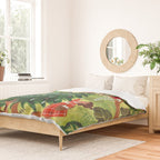 Decorating Christmas tree and children  Duvet Cover Gallery Image 2