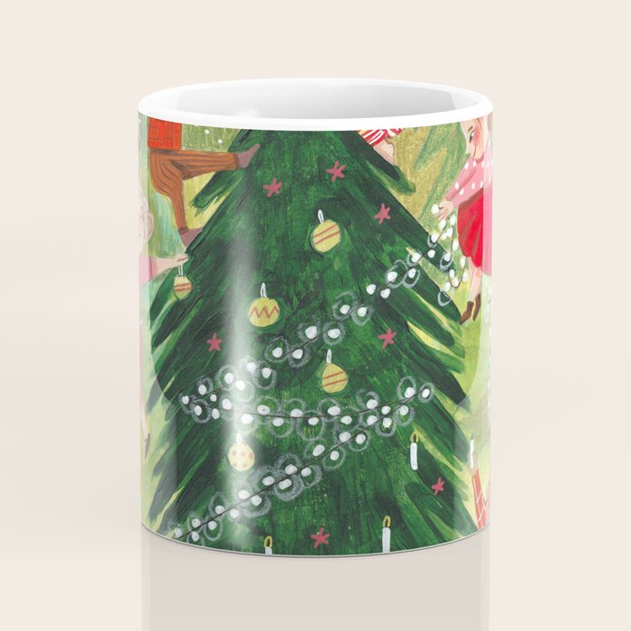 Decorating Christmas tree and children  Coffee Mug Gallery Image 4