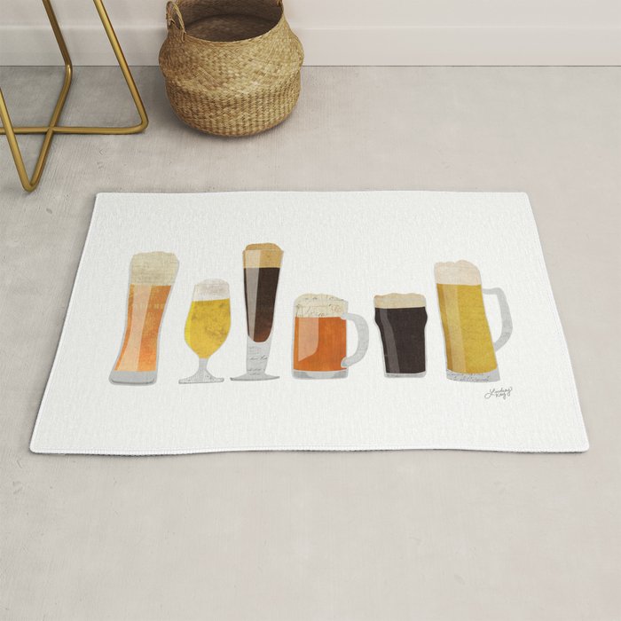 Beer Mugs Rug Gallery Image 1