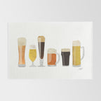 Beer Mugs Rug Gallery Image 2