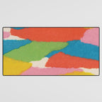 Colorful Paper Collage #2 Desk Mat Gallery Image 3