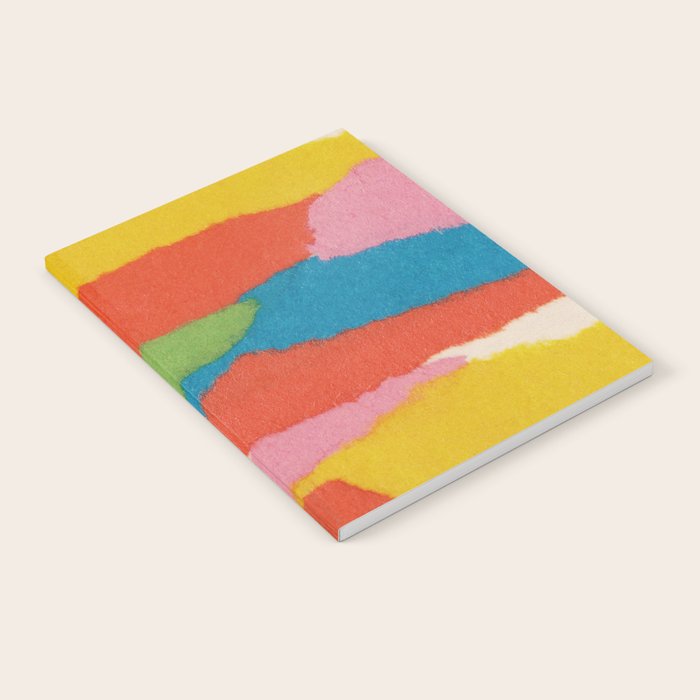 Colorful Paper Collage #2 Notebook Gallery Image 1