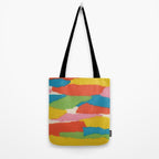 Colorful Paper Collage #2 Tote Bag Gallery Image 2