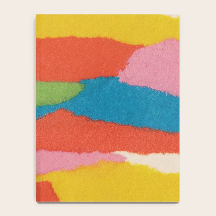 Colorful Paper Collage #2 Notebook Gallery Image 4