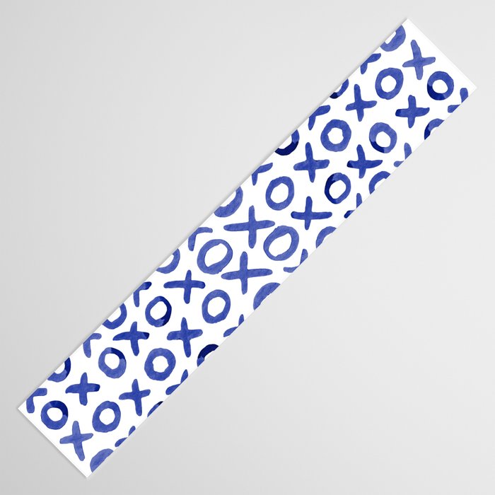 Xoxo valentine's day - blue Table Runner Gallery Image 3