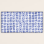 Xoxo valentine's day - blue Desk Mat Gallery Image 3