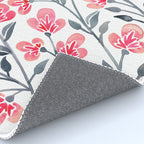 Cherry Blossoms - Pink & Black Palette Rug Gallery Image 4