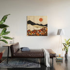 Autumn Field Wood Wall Art Gallery Image 2