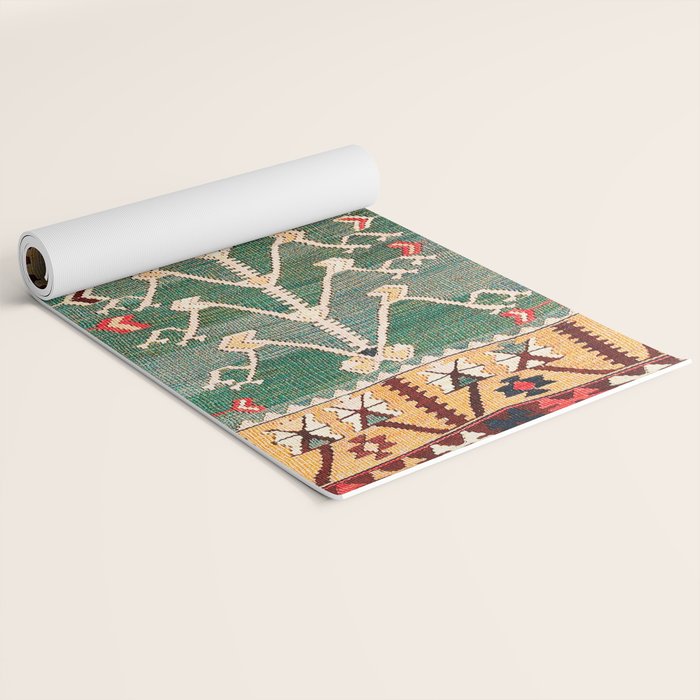 Saf Gümüshane Northeast Anatolian Kilim Print Yoga Mat Gallery Image 2
