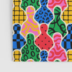 Colorful diverse people crowd art pattern Poster Gallery Image 3