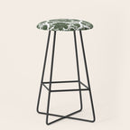 Green Petals Oasis Motif Stool Gallery Image 1