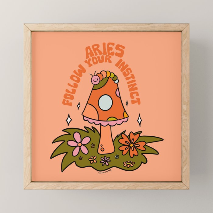 Aries Caterpillar Mini Art Print Gallery Image 1