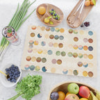 Abstract Bauhaus Dot Pattern Sophisticated Autumn Cutting Board Gallery Image 2