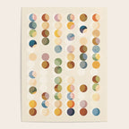 Abstract Bauhaus Dot Pattern Sophisticated Autumn Poster Gallery Image 4