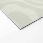 Modern Liquid Swirl Abstract in Bone Welcome Mat Gallery Image 2