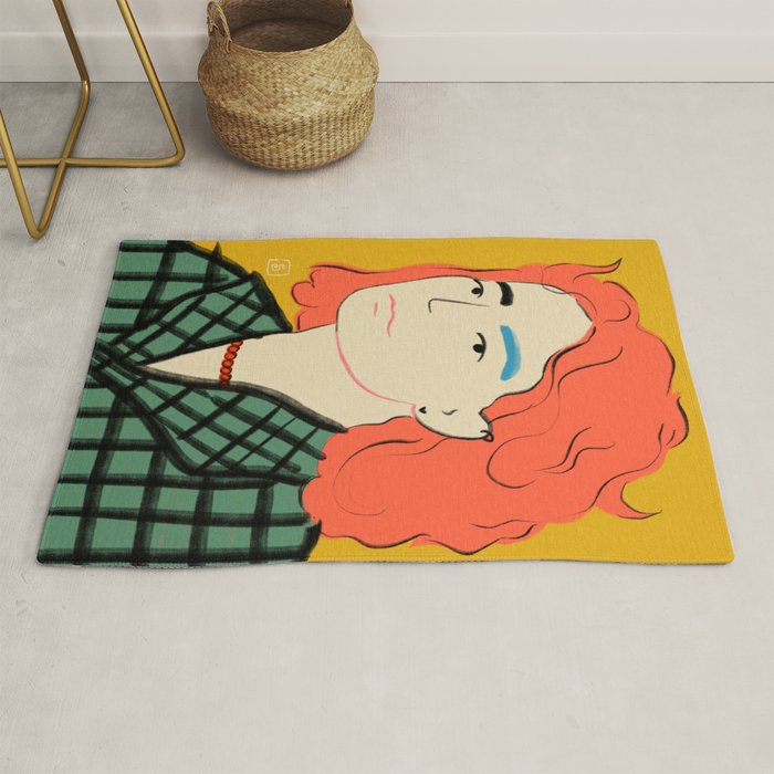 WOOL COAT GIRL Rug Gallery Image 1