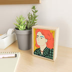 WOOL COAT GIRL Mini Art Print Gallery Image 2