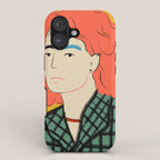 WOOL COAT GIRL iPhone Case Gallery Image 1