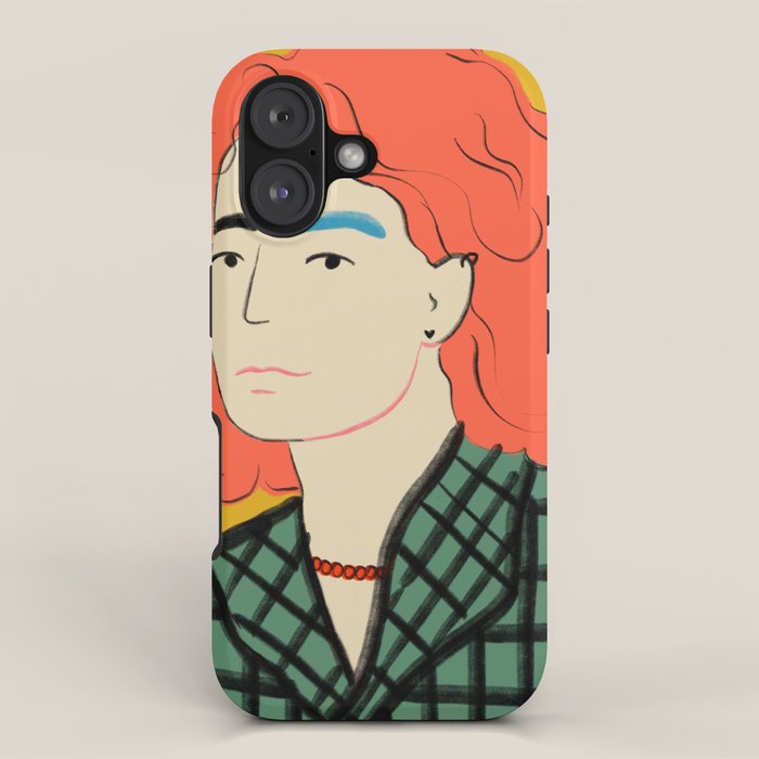 WOOL COAT GIRL iPhone Case Gallery Image 1