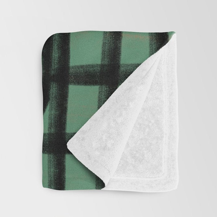 WOOL COAT GIRL Throw Blanket Gallery Image 3