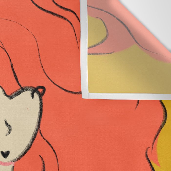 WOOL COAT GIRL Wall Tapestry Gallery Image 3