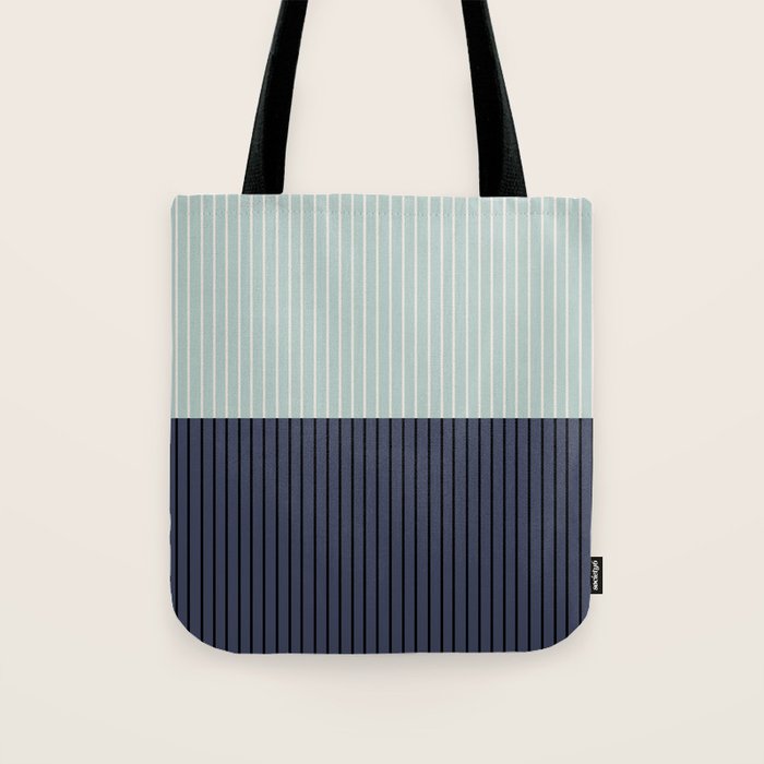 Color Block Lines XI Tote Bag Gallery Image 1