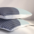 Color Block Lines XI Pillow Sham Gallery Image 3