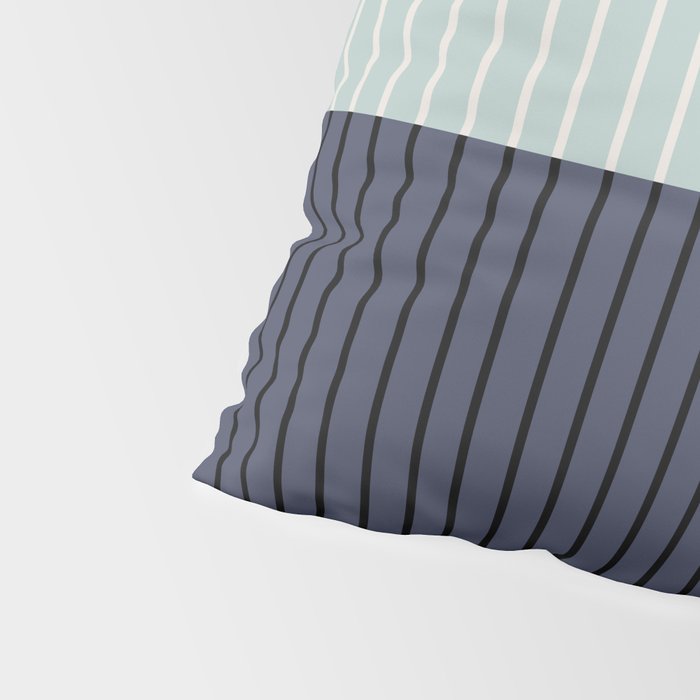 Color Block Lines XI Pillow Sham Gallery Image 4