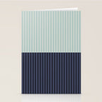 Color Block Lines XI Stationery Card Gallery Image 2