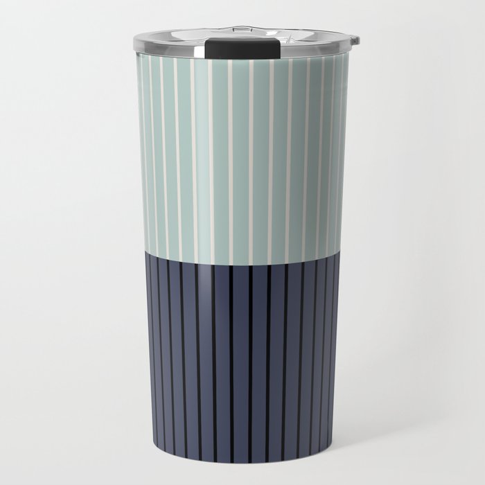Color Block Lines XI Travel Mug Gallery Image 1