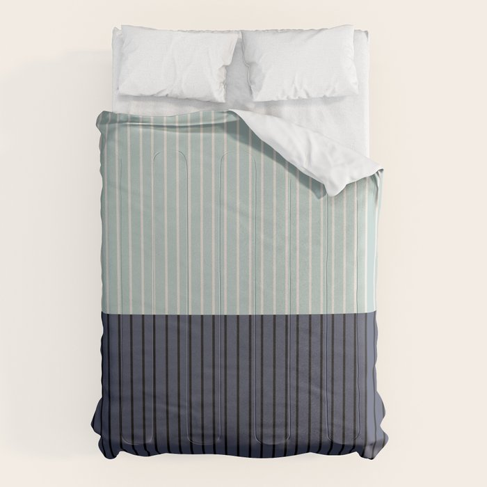 Color Block Lines XI Comforter Gallery Image 6