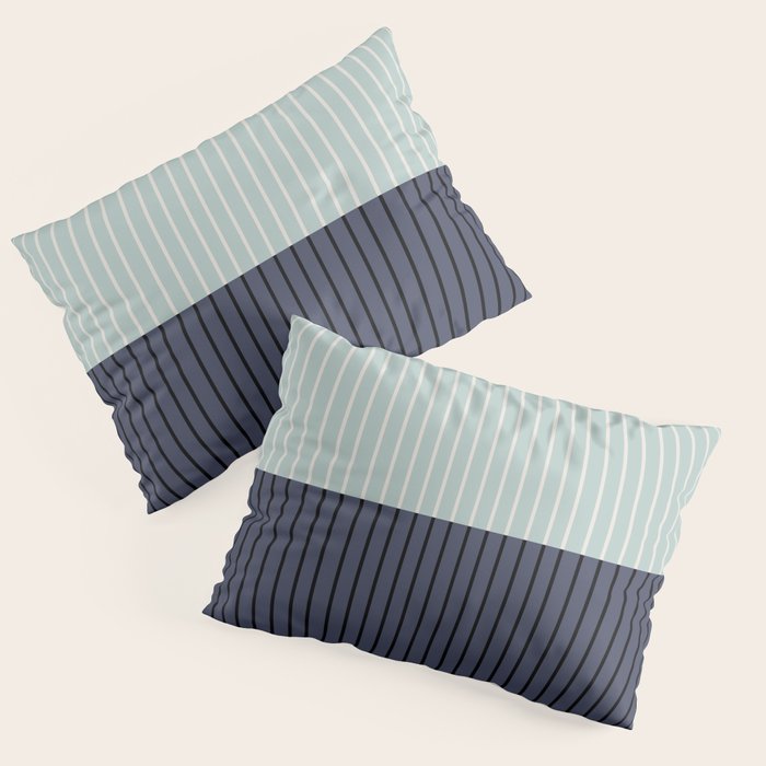 Color Block Lines XI Pillow Sham Gallery Image 3