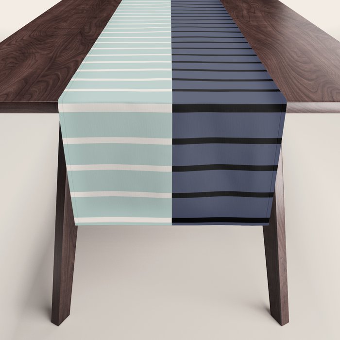 Color Block Lines XI Table Runner Gallery Image 1