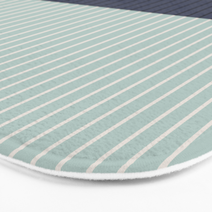 Color Block Lines XI Bath Mat Gallery Image 3