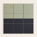Color Block Lines XI Wood Wall Art Gallery Image 1